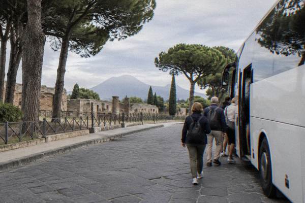 Round-Trip Shuttle Bus, Budget Fare, Naples